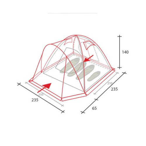 Палатка Golden Shark Varzuga 3 plus