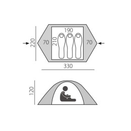 Палатка BTrace Flex 3 Pro (быстросборная)