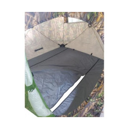 Всесезонная палатка Медведь Куб 4 LONG Зима-Лето (2.2*2.5/2.0m) утеплённая (3-сл) + Пол