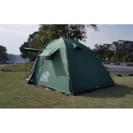 Палатка RSP Sharl 4 для туризма и кемпинга, зеленая