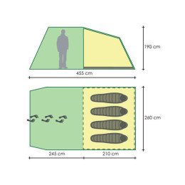 Палатка Golden Shark Adria 4
