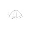 Палатка KingCamp Monodome Fiber 3010 Green