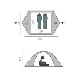 Палатка BTrace Guard 2