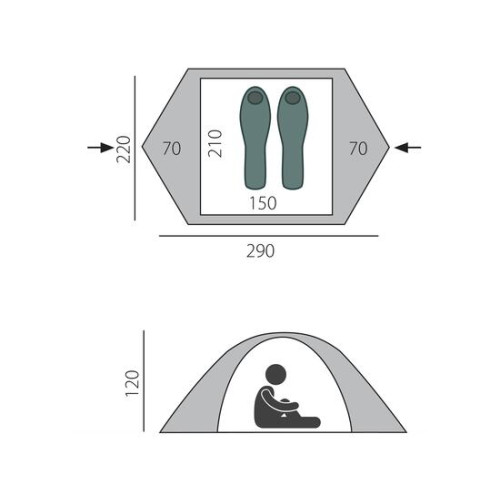Палатка BTrace Guard 2