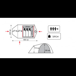 Палатка Универсальная Tramp Lite Twister 3 (V2)