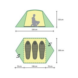 Палатка Golden Shark Night 3