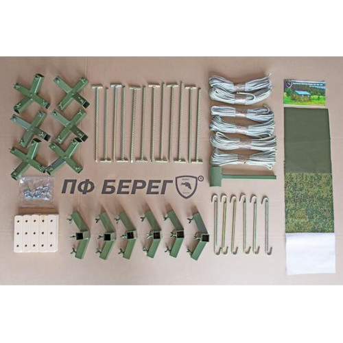 Берег Армейская палатка 10М2 (2 слоя) 5,1 х 4,1 м