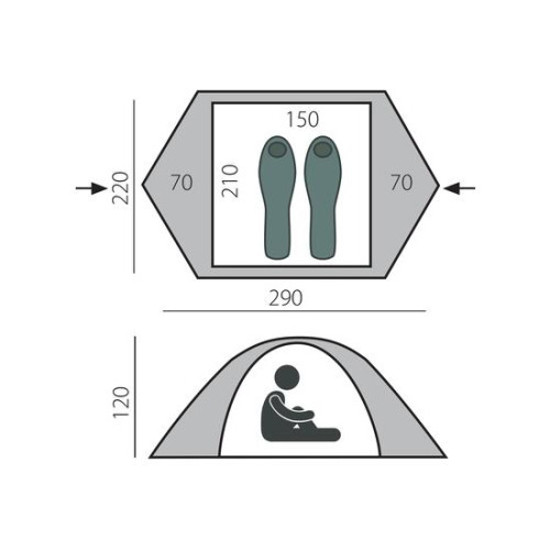 Палатка BTrace Cloud 2