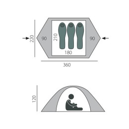 Палатка BTrace Guard 3