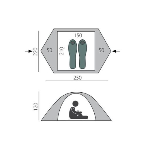 Палатка BTrace Ion 2+