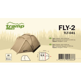 Палатка Универсальная Tramp Lite Fly 3 Sand (V2)
