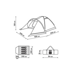 Палатка RSP Krewl 4 для туризма и кемпинга