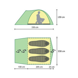 Палатка Golden Shark Rest 3
