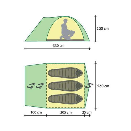 Палатка Golden Shark Rest 3
