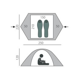 Палатка BTrace Travel 2
