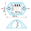 Палатка Универсальная Tramp Nishe 3 (V2)