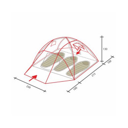 Палатка Golden Shark Alta 3