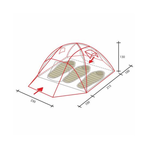 Палатка Golden Shark Alta 3