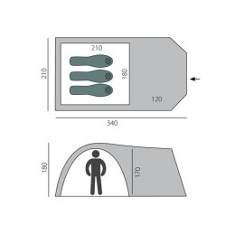 Палатка BTrace Arten Element 3