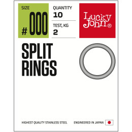 Кольца заводные LJ Pro Series SPLIT RINGS 06.8мм/06кг 10шт.
