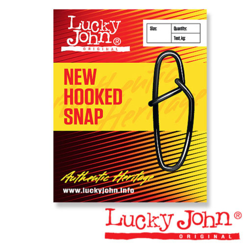 Застежки Lucky John NEW HOOKED SNAP 003 10шт.