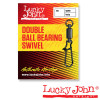 Вертлюги c застеж. и подш. Lucky John DOUBLE BALL BEARING SWIVEL 005 3шт.