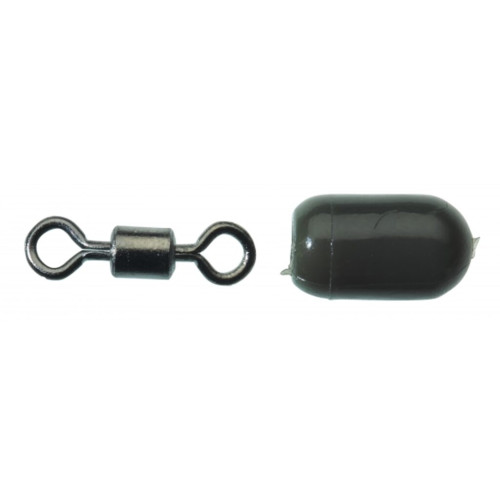 Вертлюг рыболовный Sensas SWIVEL + STOP BEAD - SMALL 5шт
