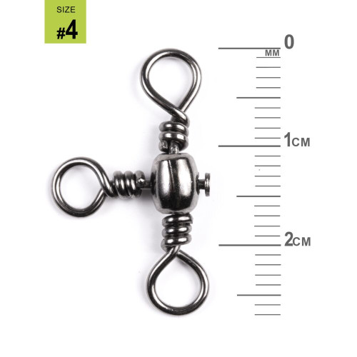 Вертлюги трехстор. LJ Pro Series CROSSLINE SWIVEL 008 10шт.