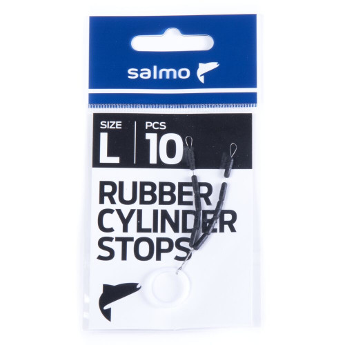 Стопоры резин. Salmo RUBBER CYLINDER STOPS р.003L 10шт.