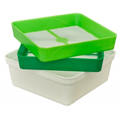 Емкость для Наживки с ситом Sensas Set Riddles + Box S