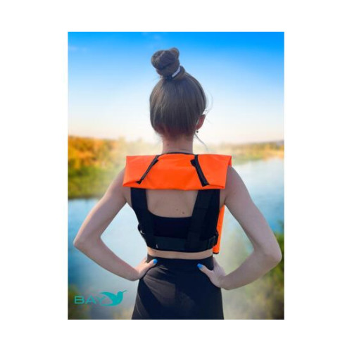Жилет автоматический спасательный LifeJacket оранжевый