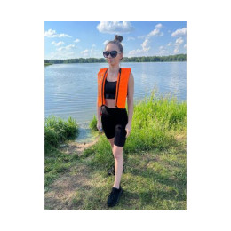Жилет автоматический спасательный LifeJacket оранжевый
