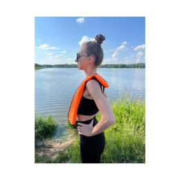 Жилет автоматический спасательный LifeJacket оранжевый