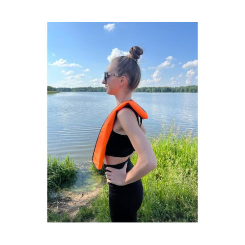 Жилет автоматический спасательный LifeJacket оранжевый