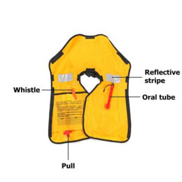 Самонадувающийся спасательный жилет Life Jacket (салатовый)