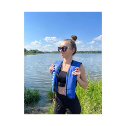 Жилет автоматический спасательный LifeJacket синий