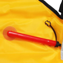 Самонадувающийся спасательный жилет Life Jacket (оранжевый)