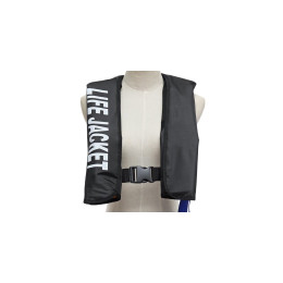 Самонадувающийся спасательный жилет Life Jacket (чёрный)