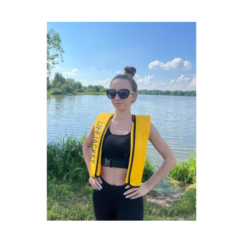 Жилет автоматический спасательный LifeJacket желтый