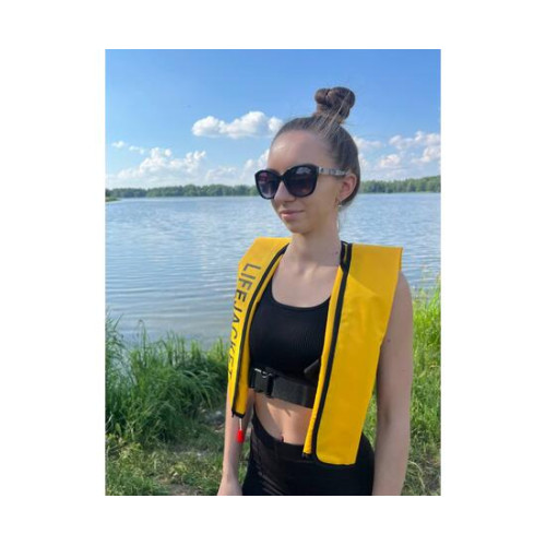 Жилет автоматический спасательный LifeJacket желтый