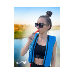 Жилет автоматический спасательный LifeJacket голубой