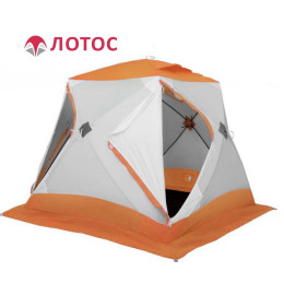Зимняя палатка Лотос Куб 3 Классик А8 Оранж (210х210/180 см)