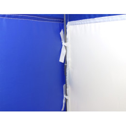 Зимняя палатка "Пингвин Зонт 3" Люкс (1-сл.) бело-синий