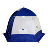 Зимняя палатка "Пингвин Зонт 3" Люкс (1-сл.) бело-синий