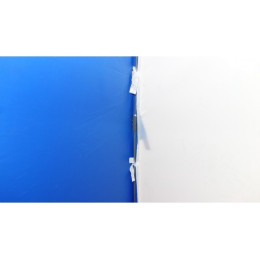 Зимняя палатка "Пингвин Зонт 1 четырехлучевая" Люкс (1-сл.) бело-синий