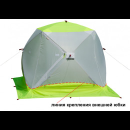 Зимняя палатка Лотос Куб 3 Компакт ЭКО (210х210/180 см)