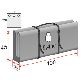 Дно гидро-термоизоляционное Лотос Куб 3 (210х210) с фланцами
