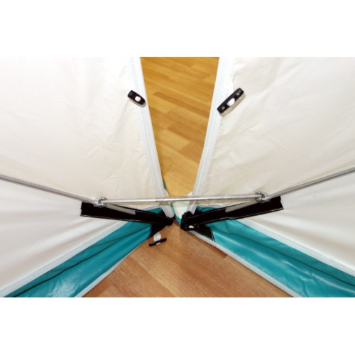 Всесезонная палатка Призма Шелтерс (2-сл) 185*185 (бело-оранжевый)