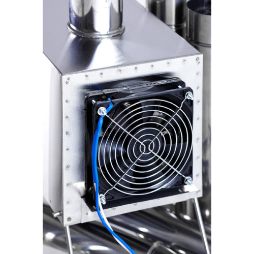 Теплообменник для Палатки “Вектор-В” 250x170x240 (нерж.сталь) с вентилятором в сумке