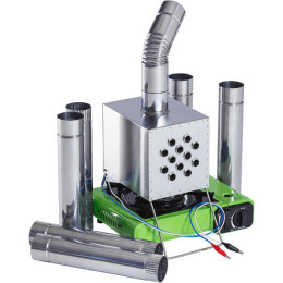 Теплообменник для Палатки “Вектор-В” 250x170x240 (нерж.сталь) с вентилятором в сумке